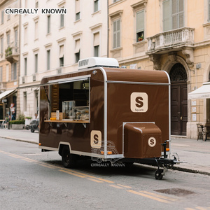 OEM Asian Portable <b>Bbq</b> <b>Trolley</b> Commercial Burger Stall Coffee Cart Mobile Snack Food Trailer Fully Equipped - Product Image 2
