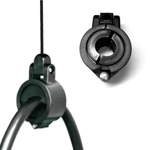 Black Type 2 Connector Holder for EV charging points