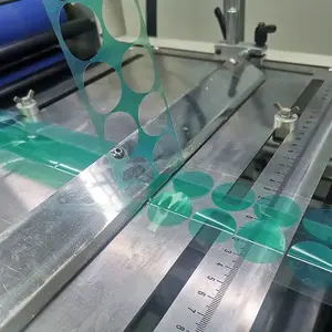 Stempelschnitt grüne Kaptons Polyester-PET-File mit Silikon-Klebstoff-Pulverbeschichtung maskiertes selbstklebendes Band Punktescheibe
