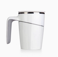 Thermos à double paroi en alliage d'aluminium, tasse isotherme portable, quatre couleurs, mug de voyage pour le bureau