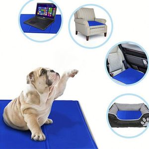 Premium PVC Waterproof Cooling Gel Pet Mat Reusable Folding Dog <b>Bed</b> Mattress Customized Pattern Summer Puppy Calming <b>Pad</b> Modern - Product Image 4