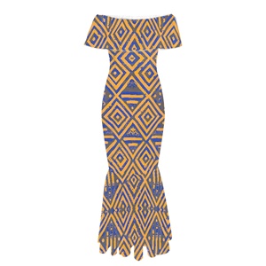 Vestido largo sexy sin tirantes con estampado geométrico para mujer, vestido de fiesta ajustado, vestido de noche elegante y único, vestido de moda para fiesta y discoteca - Product Image 4