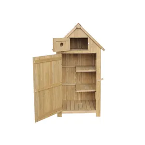 Factory Wholesale Outdoor Garden Wooden Storage Shed