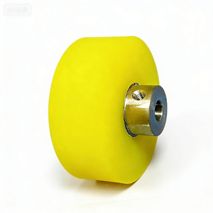 Roda Durável Revestida de Poliuretano para Máquinas de Automação Industrial Roda de Silicone - Product Image 1