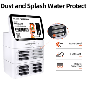 Máquina expendedora de baterías portátiles OEM/ODM de 12 ranuras con estación de carga y pantalla de 10 pulgadas - Product Image 2