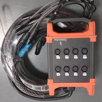 Câble audio multipaire XLR professionnel portable 8 canaux 30m TC2-8 avec boîtier de scène pour sonorisation en direct