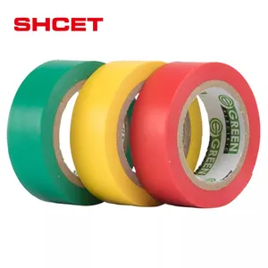 Heat resistant Insulating tape colored electrical maintenance insulation tape rubber safety protective PVC adhesive tape