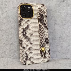 Étui luxueux en <span class=keywords><strong>cuir</strong></span> naturel véritable de haute qualité pour <span class=keywords><strong>iphone</strong></span> <span class=keywords><strong>12</strong></span> <span class=keywords><strong>pro</strong></span> max avec dragonne - Product Image 3