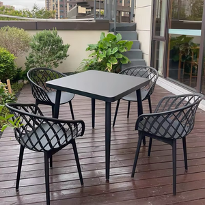 <span class=keywords><strong>Table</strong></span> simple en acier au carbone et chaise combinaison balcon loisirs <span class=keywords><strong>Table</strong></span> <span class=keywords><strong>de</strong></span> négociation aire <span class=keywords><strong>de</strong></span> repos lait thé boutique <span class=keywords><strong>Table</strong></span> extérieure réglage - Product Image 5