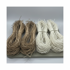 Matériel de rotin de roseau ovale plat d'usine/vente naturelle de la peau 5mm de rotin/paquet rond de noyau de rotin 1kgs pour faire de l'artisanat de meubles - Product Image 1