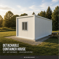 Maison conteneur préfabriquée légère, à montage rapide, isolée et portable pour chantier, camp, extérieur, parc – Design moderne