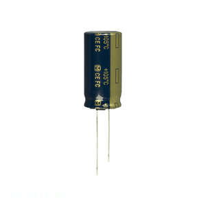 ตัวเก็บประจุ EEU-FC0J822เรเดียล8200 uF 20% uF 6.3V ฝาครอบรูผ่านช่องผู้ผลิต - Product Image 1