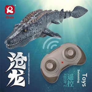 Juguete de Agua Eléctrico de Plástico para Niños, Dinosaurio Simulado con Carga Inalámbrica 2.4G, Tiburón que Rocía Agua, Mosasaurio Oscilante - Product Image 6