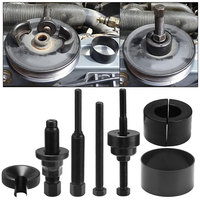 Outil d'extraction et d'installation de poulie de direction assistée, 6 pièces, compatible avec Ford, GM, VW