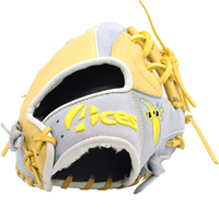 Nouveaux gants de baseball en denim et cuir style Drop Crown