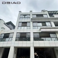 Ventanas Abatibles de Aluminio con Espejo Unidireccional para Privacidad, Acero Inoxidable, Vidrio Templado Insonorizado, Diseño Panorámico para Villa