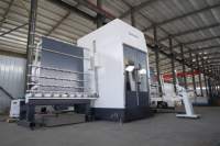 Máquina de Perforación Vertical CNC para Vidrio con PLC y Motor de 27KW 380V, Centro de Trabajo Vertical CNC para Vidrio de Alta Productividad