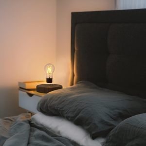 Levitating <b>Bulb</b> Lamp Magnetic Floating LED Light E26 Touch Control Wood Base Desk Lamp Table Lamp Night Light 360 Degree - Product Image 6