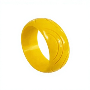 Best Quality Colorful Resin Carved Bangles Set for Children Cute Fashionable <b>Bracelets</b> <b>Red</b> Blue Yellow Green Stackable Design - Product Image 6