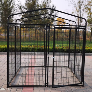 Cages pour chiens avec <span class=keywords><strong>porte</strong></span> en treillis métallique soudé pour chiens Premium Pet Houses - Product Image 1