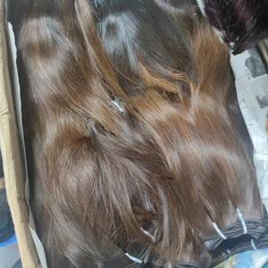 Letsfly 12A Cheveux humains vietnamiens 100% naturels, trame de cheveux en mèches, brun chocolat, 8-20 pouces, ultra-lisses, double tirage, vente en gros - Product Image 6