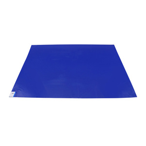 Tapis adhésif anti-poussière bleu jetable pour salle blanche, antistatique, à décoller, pour laboratoire, hôpital, atelier électronique - Product Image 2