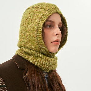 Automne Hiver Temps Froid Mode Multi Couleur Acrylique <span class=keywords><strong>Laine</strong></span> Mélange Tricoté Ski Masque <span class=keywords><strong>Snood</strong></span> Balaclava - Product Image 3