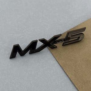 Emblema con Logotipo <span class=keywords><strong>R</strong></span> en Negro Brillante Estilo KZ para <span class=keywords><strong>Mazda</strong></span> Miata MX-5 <span class=keywords><strong>MX5</strong></span> NA NB NC ND, Adhesivo con Letras para Maletero Trasero SKYACTIVD - Product Image 2