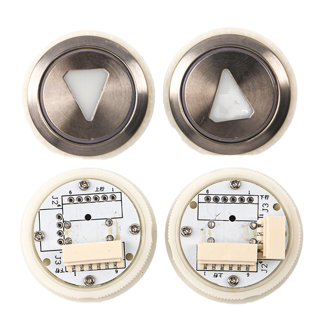 Elevator Round Button AN181G01 / AN180 for TKE Giant KONE CANNY Push Panel Parts Metal Contemporary Design