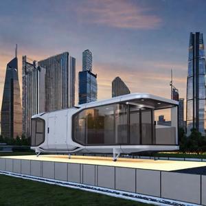 Mobile préfabriqué mobile de luxe préfabriqué OEM Resort Hotel Home Office Dirigeable Pod Space Capsule House avec système intelligent - Product Image 1