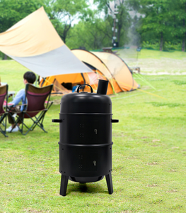 Supporta la personalizzazione OEM/ODM, Griglia Affumicatore Portatile 3 in 1 Resistente al Calore <span class=keywords><strong>di</strong></span> Facile Montaggio per BBQ e Affumicatura della Carne - Product Image 6