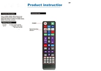 Télécommande universelle d'apprentissage pour tous les téléviseurs/boîtiers/lecteurs Roku et Express, Bose Wave I/II/III/IV et Apple [PAS pour Roku Stick]