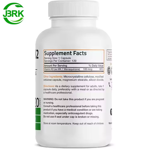 Soutien immunitaire végétalien de marque privée 5000iu Vitamine D3 K2 Capsules Supplément de pilules de dents <span class=keywords><strong>d</strong></span>'os bio pour les femmes enceintes - Product Image 4