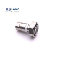 Conector DIN macho, abrazadera DIN macho/hembra para cable de 1/2 ', conector coaxial RF
