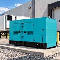 Générateur diesel silencieux 150 kVA 400 V, grand réservoir de carburant, triphasé, certifié CE ISO, générateur diesel silencieux pour usage maritime