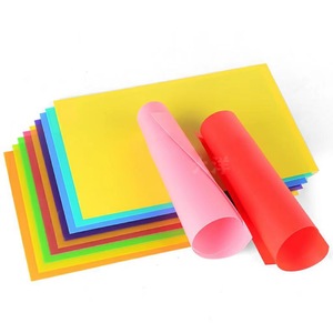 Láminas de plástico de PVC de color Zhefan A4, grosor de 0.24-2.0 mm, para manualidades y uso en divisiones. - Product Image 1