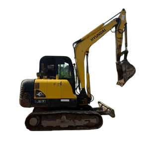 Excavatrice Hyundai 60-7 d'<span class=keywords><strong>occasion</strong></span> à vendre, bon état, mini-excavatrice sur chenilles, machine <span class=keywords><strong>de</strong></span> construction - Product Image 1