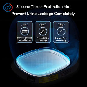 Caja de Arena Inteligente Autolimpiable con Sistema de Seguridad Multisensor OKKPETS, Apta para Familias con Gatitos y Gatos Mayores - Product Image 3