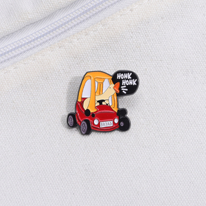 Cartone animato Goose Road Rage smalto spilla umorismo zaino distintivo accessori regalo gioielli regalo per gli amici - Product Image 5