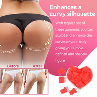 Chinaherbs Pilules de maca ultimes pour l'élargissement des fesses et des hanches Gommes d'élargissement des hanches et des fesses Gummies Booster des fesses et des hanches