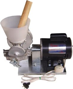 Molino Eléctrico para Granos, Cereales, Café, Trigo, Maíz Húmedo y Seco, Triturador de Metal Plateado - Product Image 2
