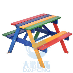 4 asientos accesorios de <span class=keywords><strong>piscina</strong></span> comercial playa de <span class=keywords><strong>madera</strong></span> plegable niños MESA DE Picnic y silla con conjunto de paraguas desmontable - Product Image 3