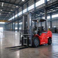 Truk Forklift Listrik Pengangkat Kargo Motor Magnet Permanen Liftron CPD30 3000kg 3 Ton Forklift Listrik
