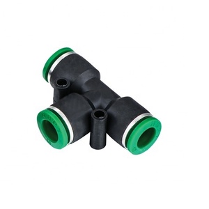 ข้อต่อทีแบบลม NBPT PE ชนิดเชื่อมต่อเร็วสำหรับสายลม 0~1.0 <span class=keywords><strong>Mpa</strong></span> ได้รับการรับรองมาตรฐาน ISO 9001 รับประกัน 1 ปี - Product Image 5