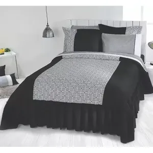 Juego de Edredón Doble Baruk de 3 Piezas con Patrón Geométrico, Estilo Moderno, para Todas las Temporadas - Product Image 5