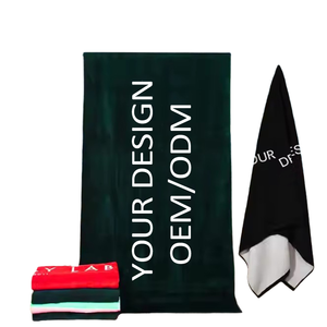 Personalized Logo Quick Dry Soft Cotton <strong>Towel</strong> OEM Full Color Design Digital Print Personalized <strong>Oversize</strong> Large <strong>Beach</strong> <strong>Towel</strong> - Product Image 1