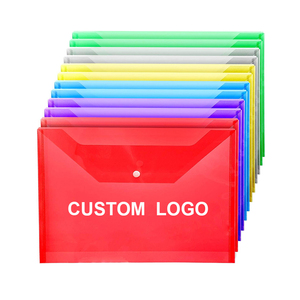 Carpeta de Archivo con Cierre a Presión, Reutilizable, Impermeable, Duradera, Transparente, con Logotipo Personalizado, para Documentos de Oficina y Escolares, Tamaño A4 - Product Image 1