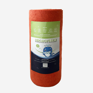 Panni in Microfibra 25x25cm, 20 Pezzi in Rotolo, Riutilizzabili <span class=keywords><strong>e</strong></span> <span class=keywords><strong>Assorbenti</strong></span> per Auto, Cucina <span class=keywords><strong>e</strong></span> Uso Multiuso, Panni per Pulizia Usa <span class=keywords><strong>e</strong></span> Getta - Product Image 1