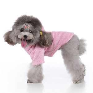 Lovely Paw Pattern Ropa para perros Korea Dog Hoodie Custom Pink Dog Outfit para mascotas pequeñas y medianas - Product Image 3