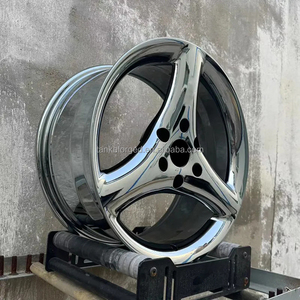 Jantes forgées Chrome O Z Style à trois branches 5x112 pour Volkswagen Beetle Golf Jetta Bora Mk1 Mk4 A4 Pq34 pour <span class=keywords><strong>Audi</strong></span> <span class=keywords><strong>Tt</strong></span> - Product Image 2